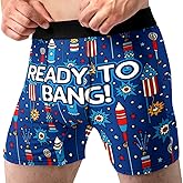 Random Stock Apparel Funny Men’s Boxers – Stretchy, Tag-Free, Breathable Underwear, Gag Gifts for Men