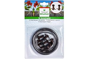Blumat 41005 10 Distribution Drippers and Drip Tube for Watering
