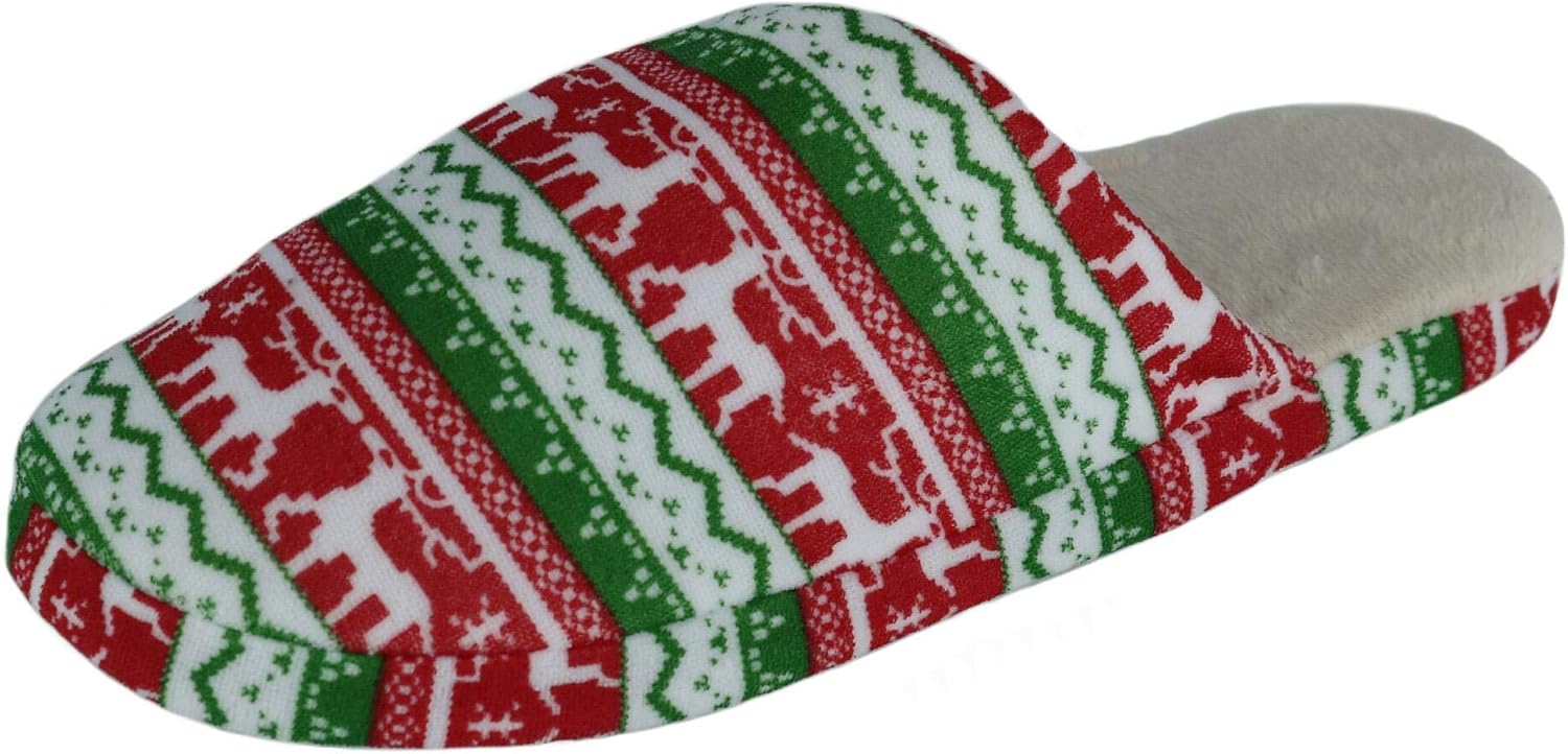 mens christmas slippers