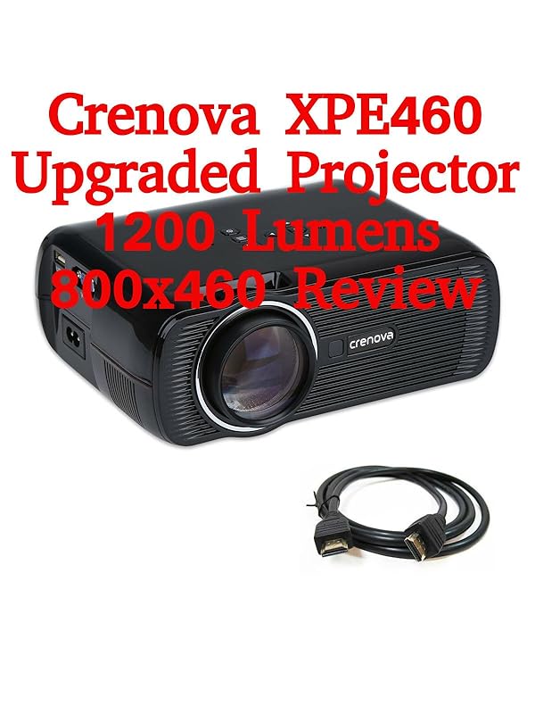 Watch Review: Crenova XPE460 Upgraded Projector 1200 Lumens 800x460