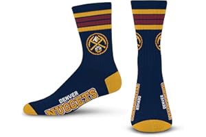 For Bare Feet Unisex Kid's 4 Stripe Deuce NBA Crew Sock