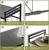 NETEL Expandable Microwave Shelf 3 Tier Stand with 8 Hooks 50kg Capacity view 6