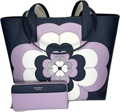 kate spade blue flower purse