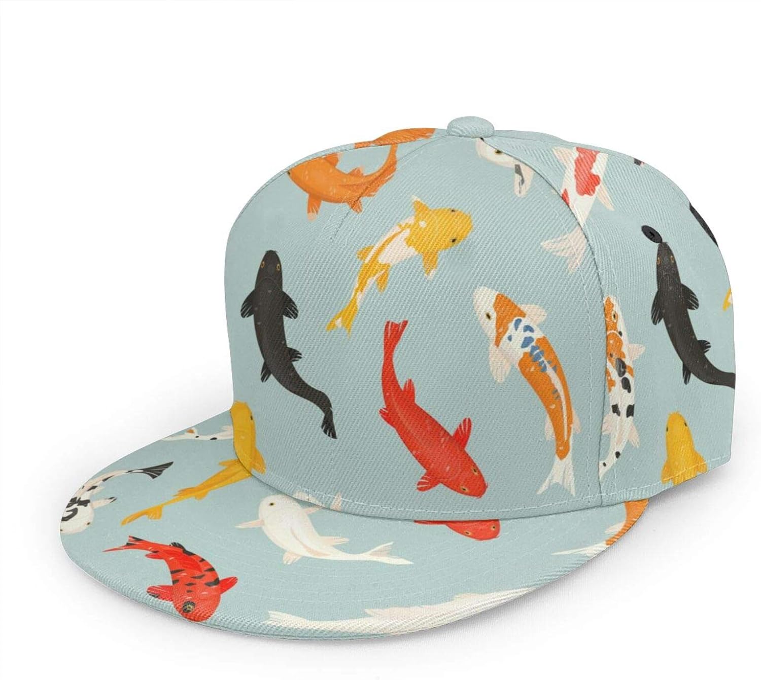 Nicokee Koi Fish Hat Baseball Cap Japanese Carp Asia Chinese Goldfish