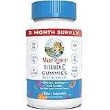 Vegan Vitamin C Gummies by MaryRuth's | 2 Month Supply | Great Tasting Plant-Based Formula Supports Immune Function & Overall