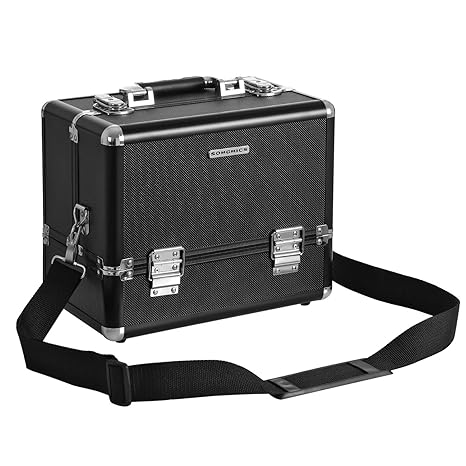 Songmics alu beauty case Kosmetikkoffer Schminkkoffer schwarz JBC225B