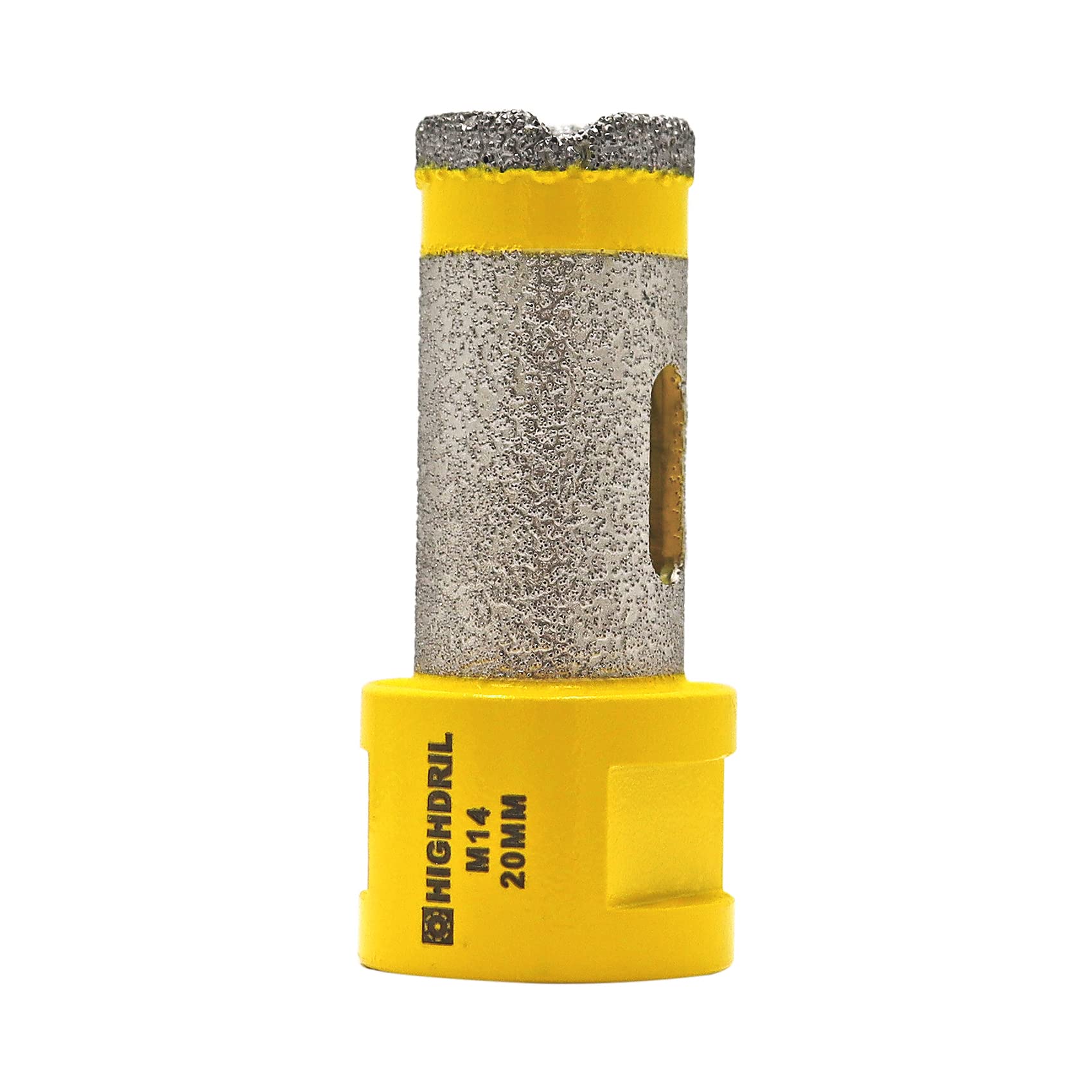 HIGHDRIL Diamond Finger Milling bit - 20MM Dry Drilling Core Bit for Drilling Milling Enlarging Holes in Ceramic Porcelain Tile Marble Granite Artificial Stone
