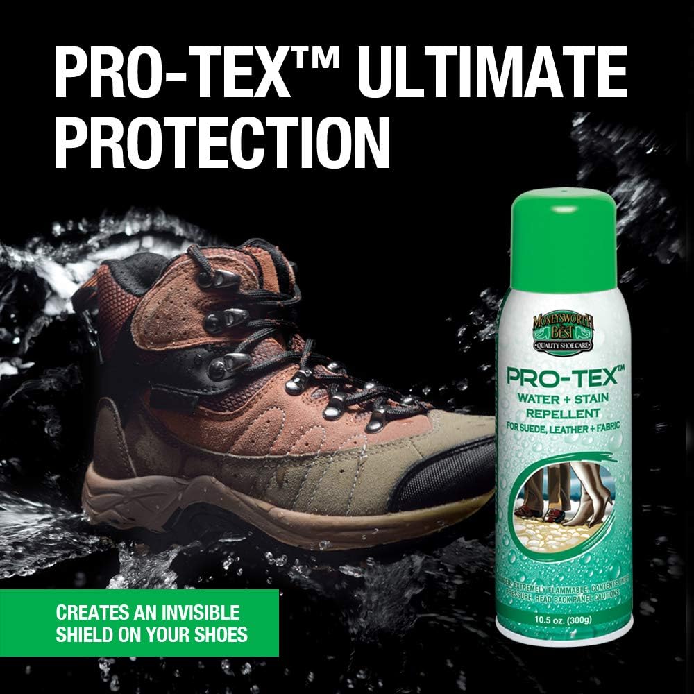 Moneysworth & Best Pro-Tex Water & Stain Shoe Protector (10.5-Ounces): Sports & Outdoors