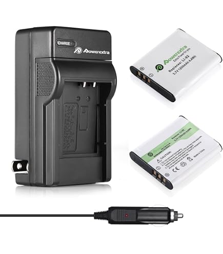 Lot De 2 Batteries D-LI92 + Chargeur Micro USB - Compatibles Olympus LI-50B Et Pentax