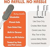 Bailey & Buddies Pet Hair Remover Lint Brush Self-Cleaning Base Travel Kit view 9