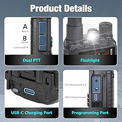 TIDRADIO TD-H3 GMRS Radio Handheld, USB-C Charging