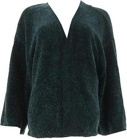 chenille cropped cardigan