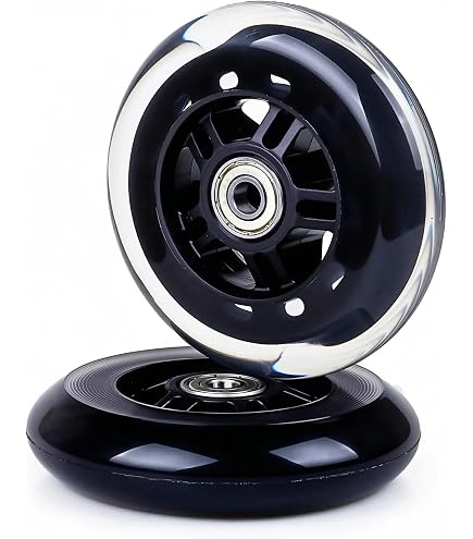 Blazer Pro XT 110mm Stunt Scooter Wheels (Pair) With ABEC 9 Bearings – Neo Chrome