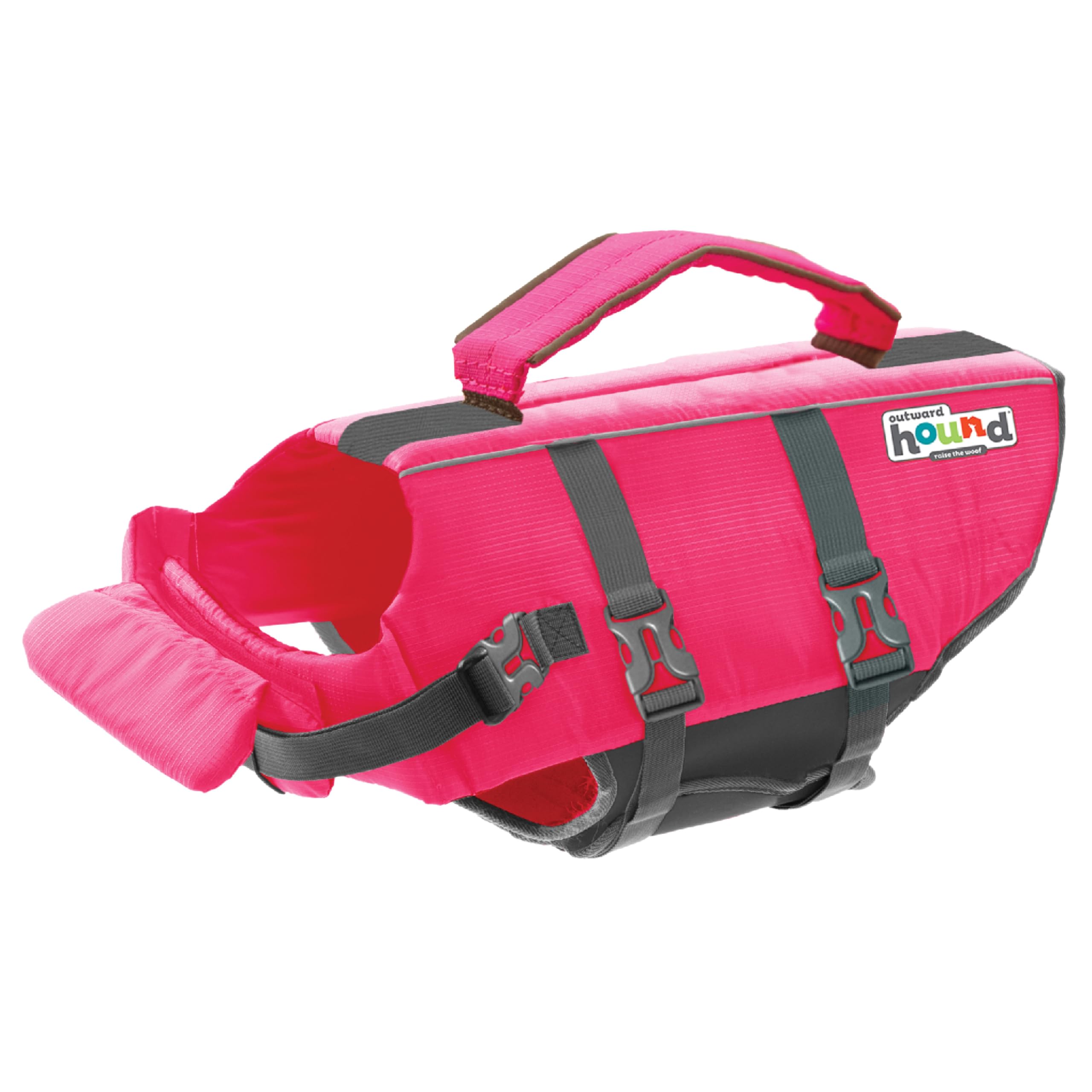 Outward Hound Granby Splash Pink Dog Life Jacket, XS