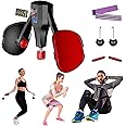 Husyop Multi-Function Thigh Master, 0-132 lbs Resistance Thigh Trainer Pro with Leg Straps, Handles, Resistance Bands and Jump Rope, Kegel Trainer Hip Thigh Toner Inner Thigh Exerciser