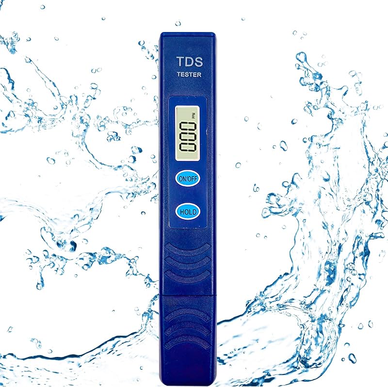 SULIVES TDS Meter Digital Water Tester 0-9990 PPM Accurate Detection