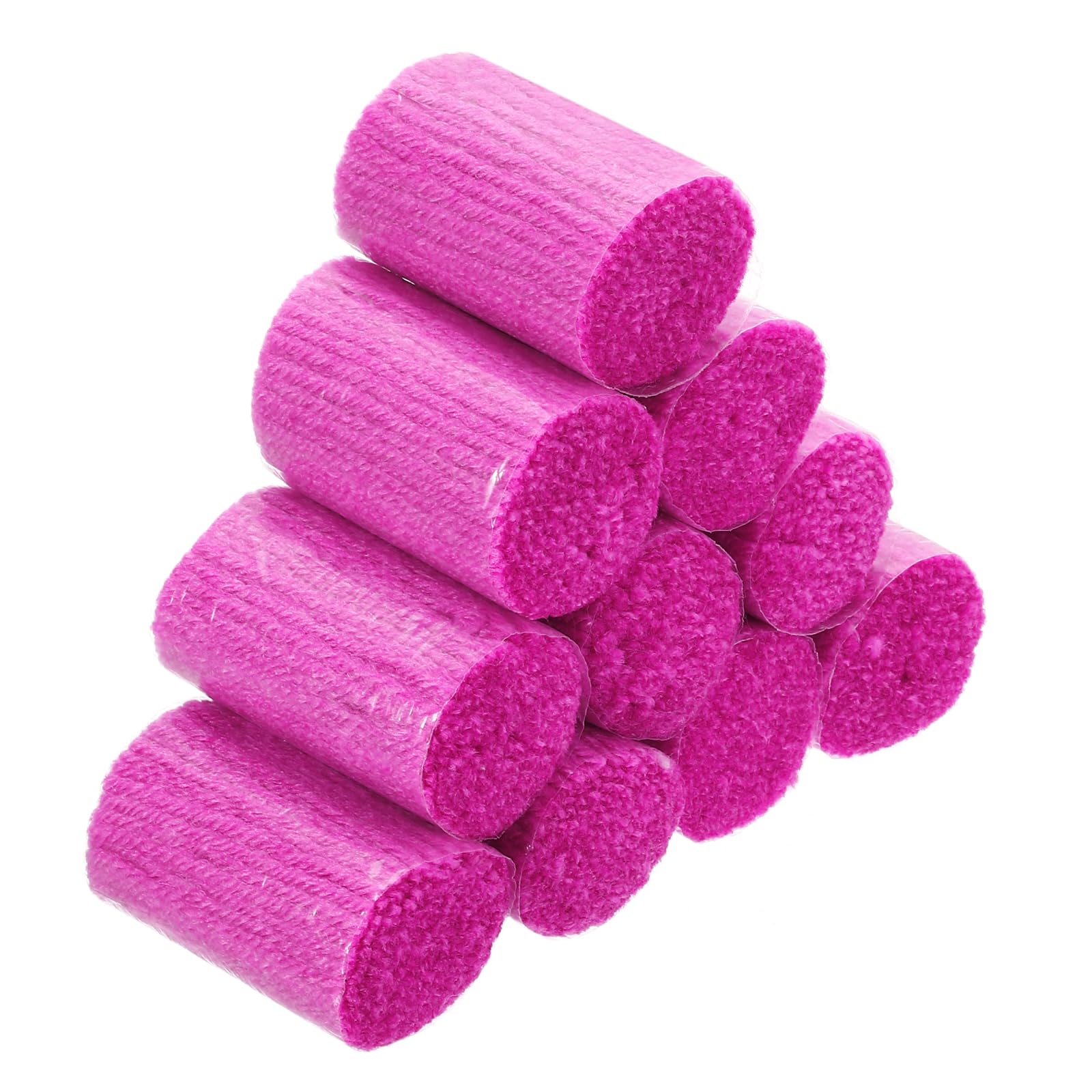 Patikil 10 Rolls Latch Hook Kit, Precut Yarn for Rugs & Tapestry DIY Craft, Hot Pink