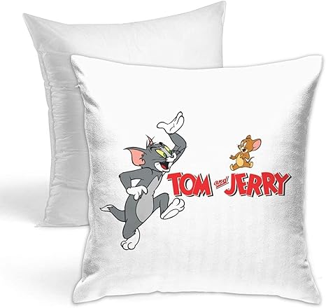 Amazon Co Jp おしゃれ 北欧 装飾枕 抱き枕トムとジェリー 1 2 ソファ 背あて 腰あて クッション 低反発 クッション 柔らか 装飾枕両面タイプ 印花 抱き枕 シートクッション 座り心地抜群 車 座布団 家庭装飾45 45cm ホーム キッチン
