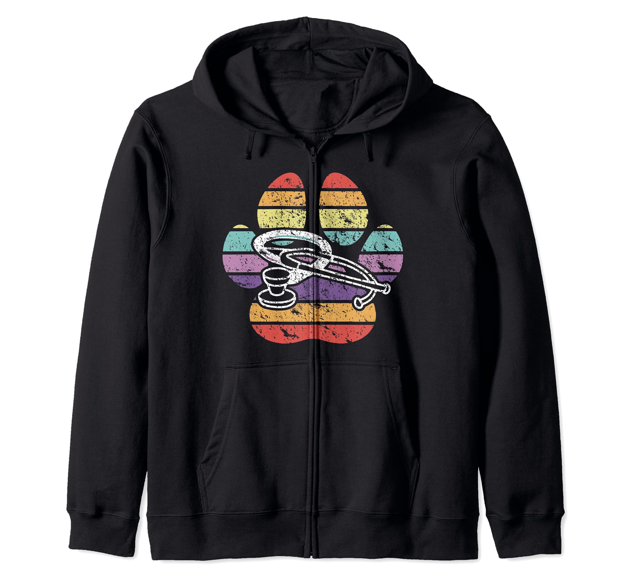 Veterinary Clinics Vet Tech Clinical Students Zip Hoodie