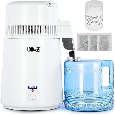 CO-Z Water Distiller 4L Tabletop Pure Distilled Water Machine 0.3 gal/hr