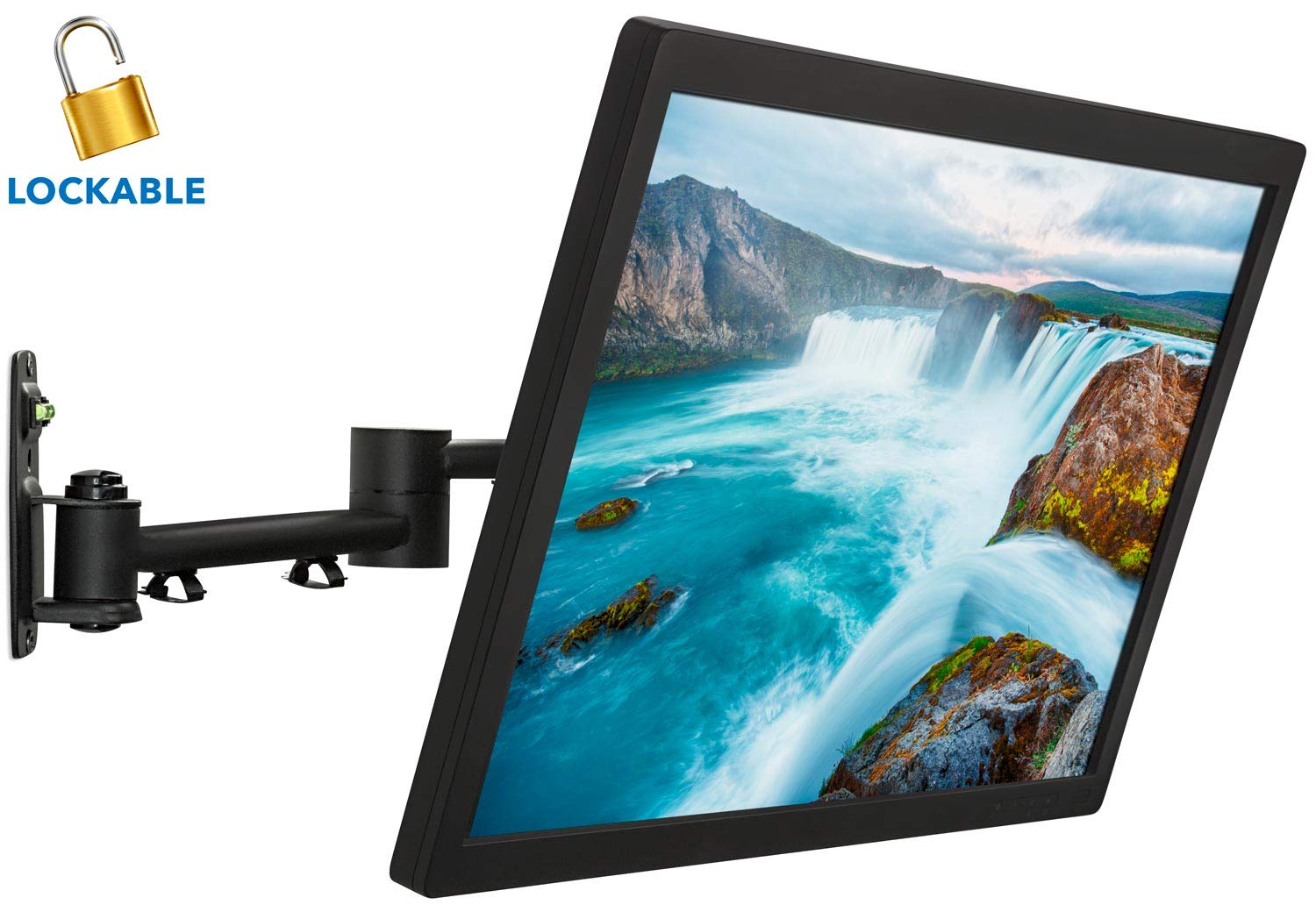 Mount-It! TV Wall Mount Bracket | Quick Release | Full Motion Swing Out Tilt Swivel | Articulating Arm for 13-42