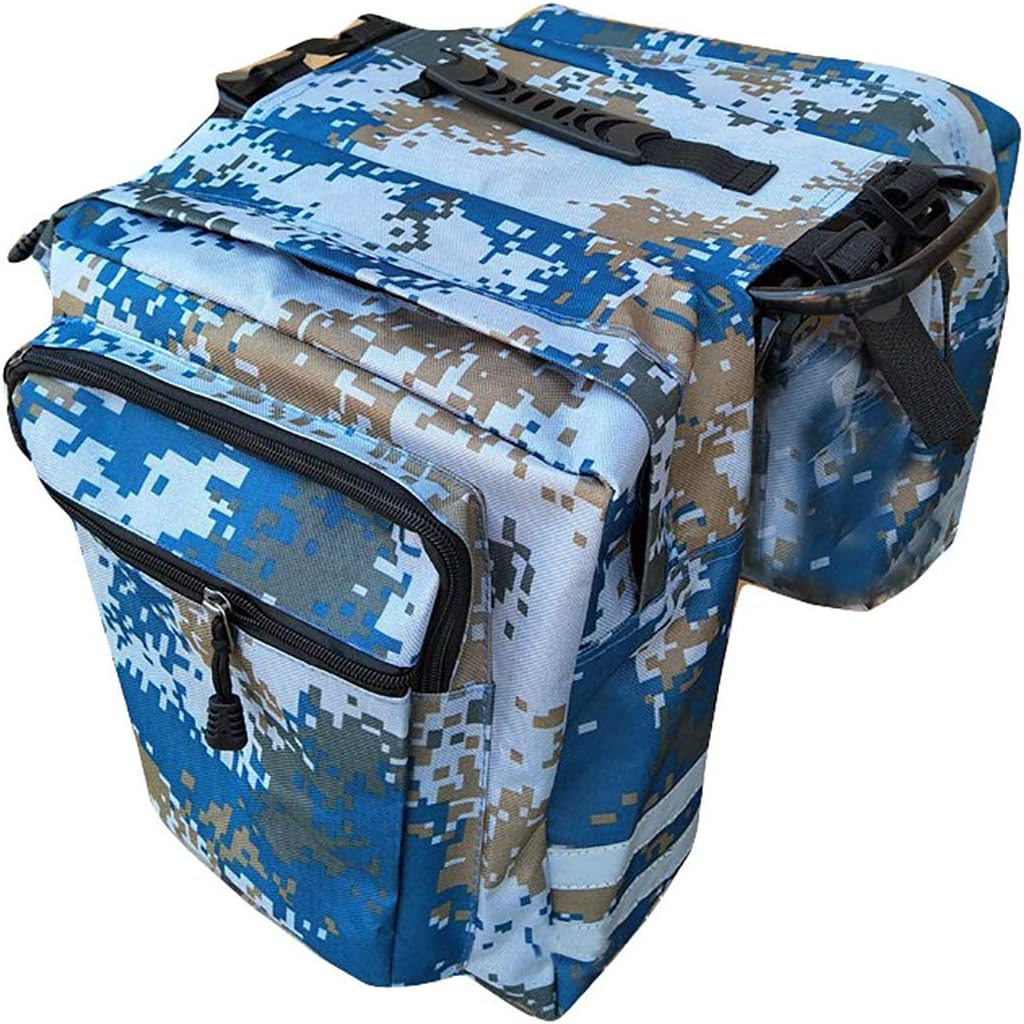 JMsDream Bike Panniers Bicycle Bags Waterproof Grocery with Adjustable Straps Hooks Carrying Handle Large Pockets