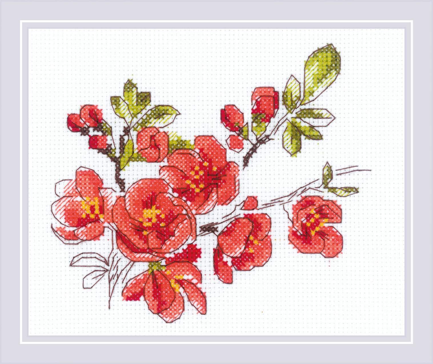 RIOLIS Cross Stitch Kit - 1819 - Branch of Cydonia