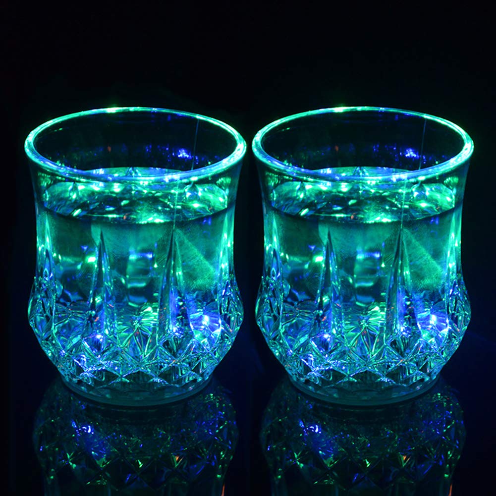 IBLUELOVER Party Decoration Luminous Cup Liquid Sensor LED Cups Multi
