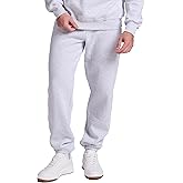 Russell Athletic Men's Dri Power Fleece Elastic Bottom Sweatpants, Relaxed Fit, Moisture Wicking, with or Without Pockets