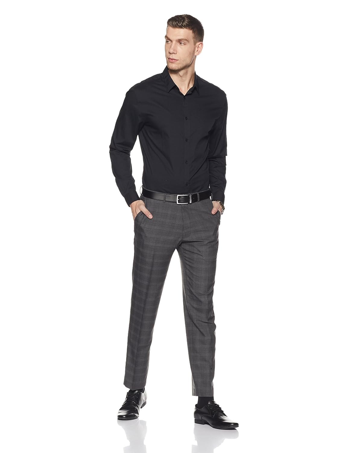 marks & spencer men's slim formal trousers