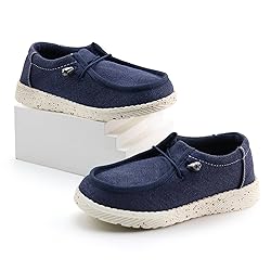 firelli Kids Loafers Boys Girls Canvas Walking