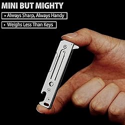VALHALLA Mini EDC Pocket Knife, Small Titanium