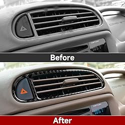 Carbon Fiber Car Central Air Outlet Sticker Decal