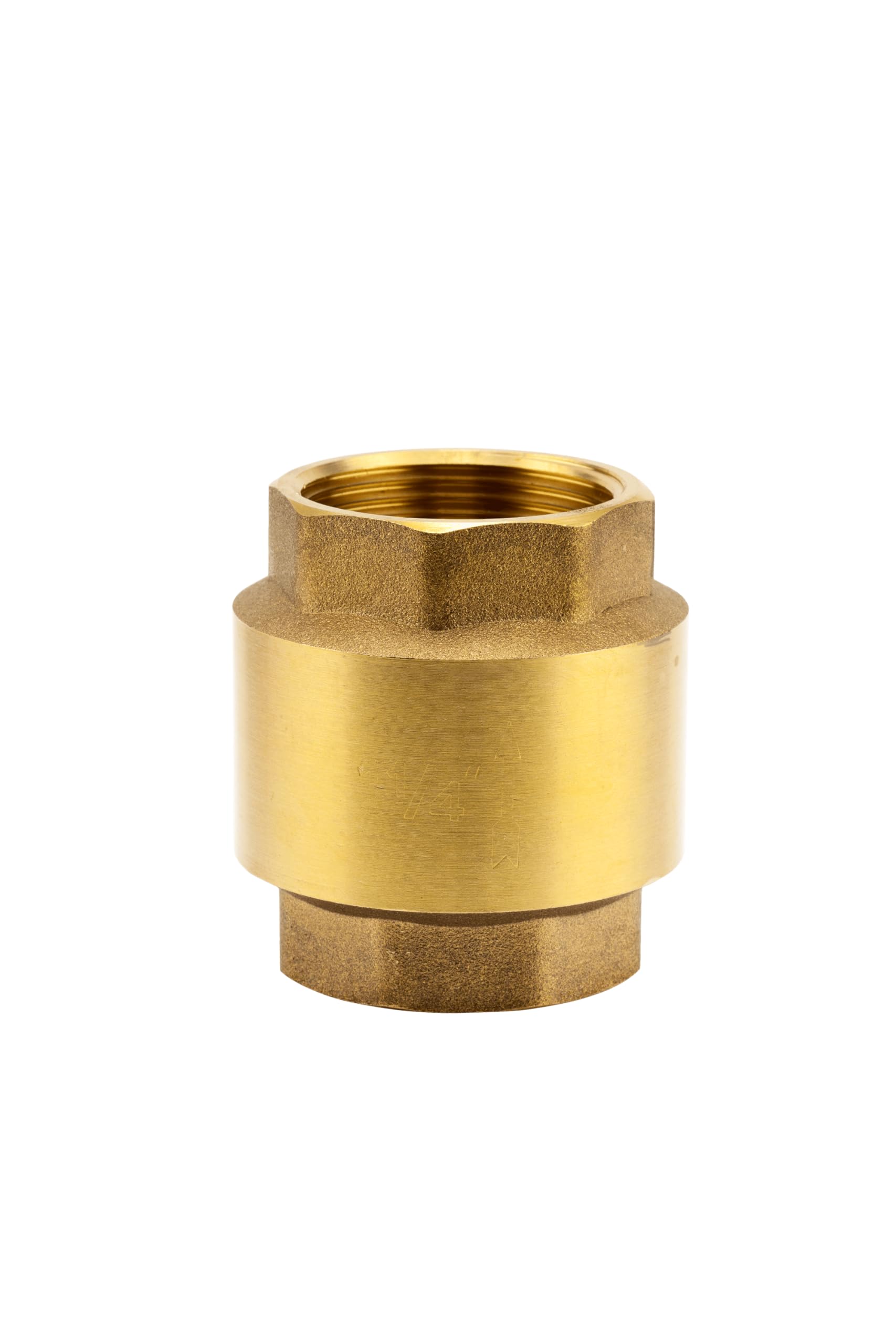 GARDENA Brass intermediate valve: Check valve Made Of solid Brass, 42 (1 1/4 ") mm - Threaded For Connection to The pump (7232-20)