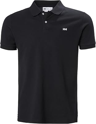 Hudson Polo masculino, Preto, S