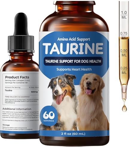 Amazon.com : XCEL Taurine for Dogs 1000 mg Supplement with L-Carnitine,  Quarter Scored Tablets (250 mg Split), Up to 240 Servings, Supports Heart,  Eye & Energy Health : Pet Supplies