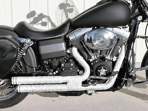 Silver Exhaust Pipe Insulation Thermal Heat Wrap 2