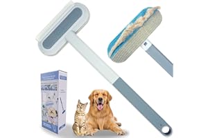 SWJDQS Pet Hair Removal Tool, Dog and Cat Hair Remover for Couch Carpet Furniture, 4 in 1 Multifunctional Pet Hair Removal Broom, Cleaning Brush for Window Tile, Reusable Washable, 1 Piece