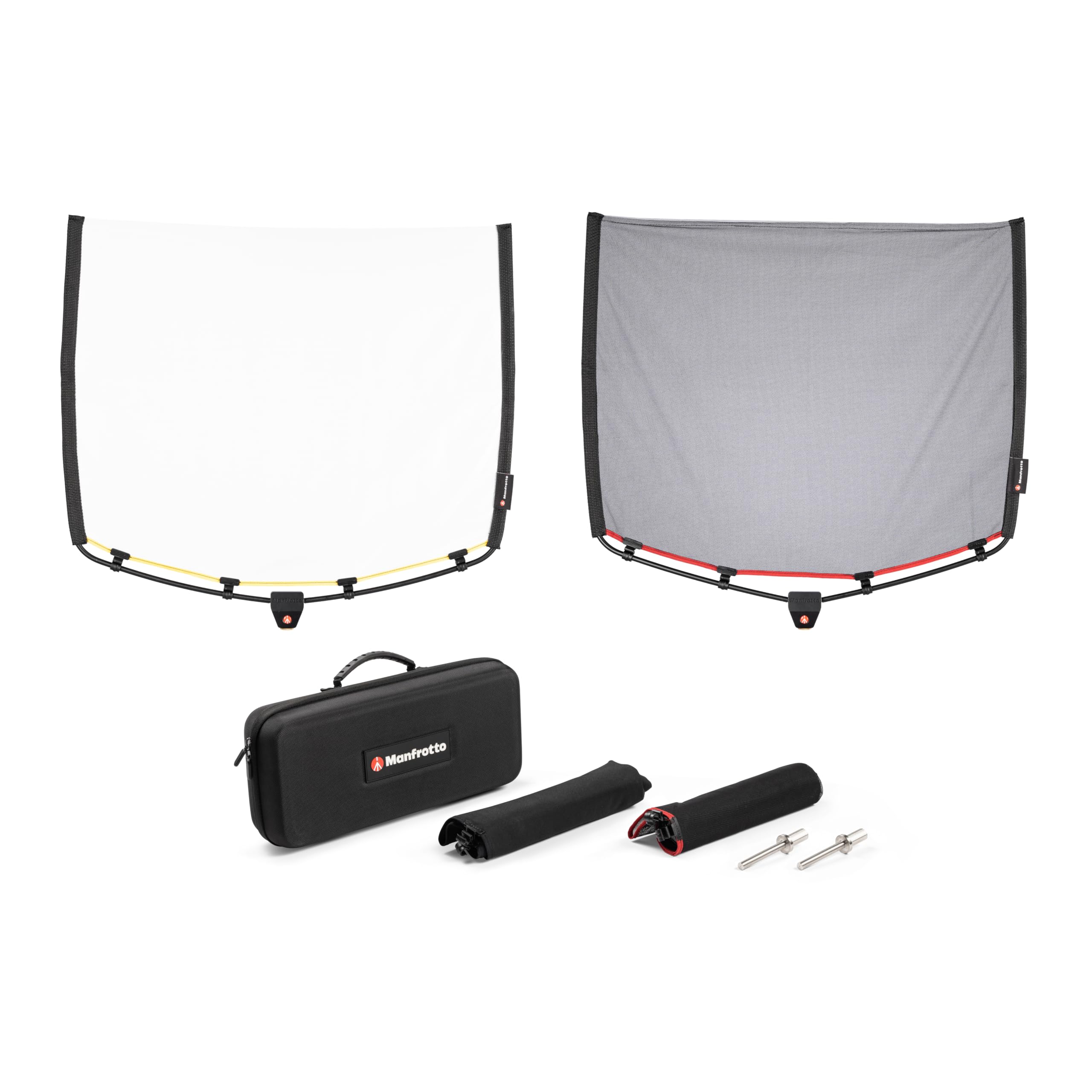 Manfrotto Rapid Flag - 18" x 24" - 45cm x 60cm Kit - RapidExoframes - Rapid Assembly Aluminium Frame - comes with a Compact Carry Case - Ultra-Portable - LL LR1911