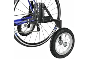 CyclingDeal Adjustable Adult Bicycle Bike Stabilizers Training Wheels Fits 24" to 29" - Quality Heavy Duty-Max weight up to 120kg/265 lbs.