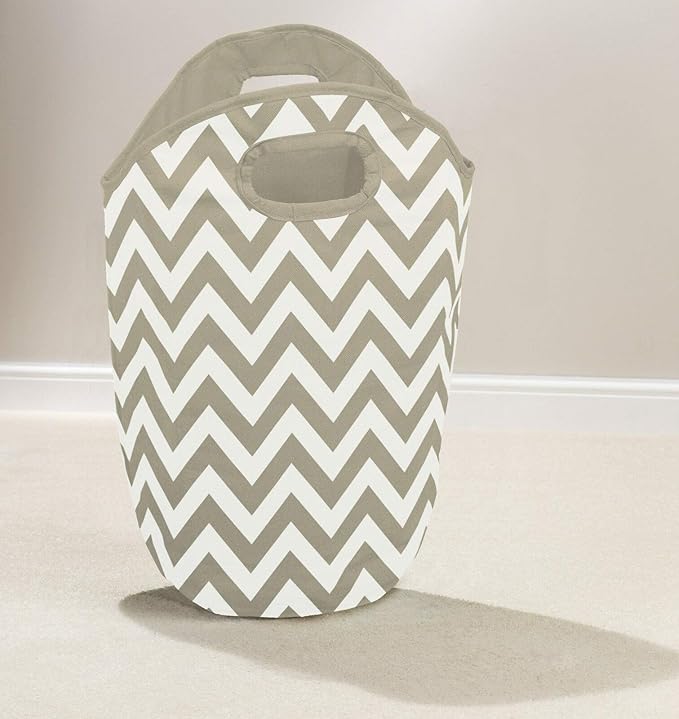 Aufbewahrungsbeutel mit Griffen, Chevron Natur, -: Amazon.de: Küche