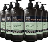 Baylis & Harding Oud Cedar Amber Body Wash 1 Litre Pack of 6 Vegan Friendly