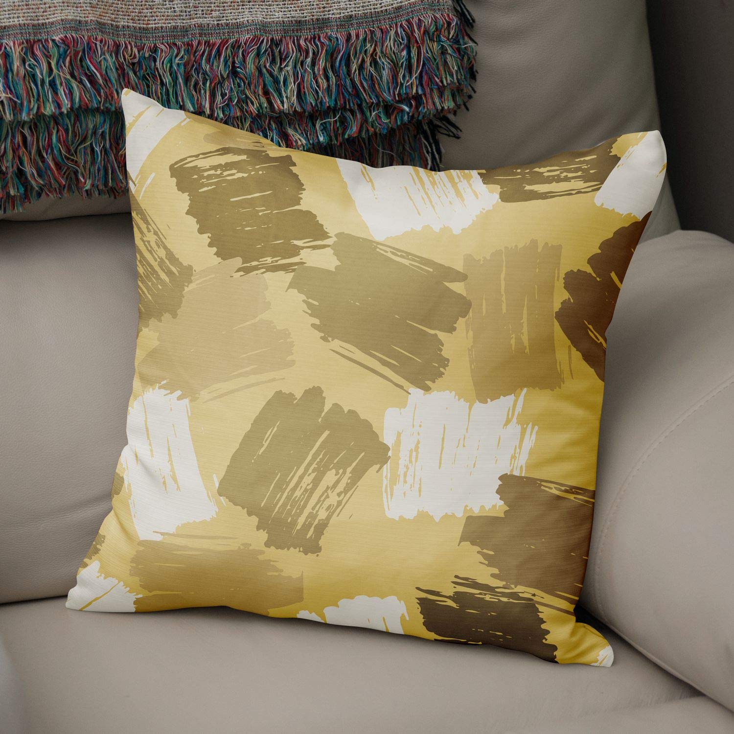 Bonamaison Decorative Cushion Cover, Polycotton, Multicolor, Standard