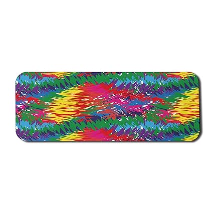 Abstraktes Computer-Mauspad, gemischter Kontrast Lebendige farbige