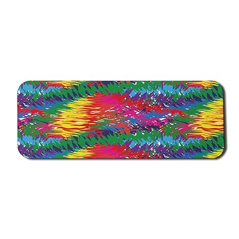 Abstraktes Computer-Mauspad, gemischter Kontrast Lebendige farbige