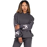 Forever 21 womens Oversized Hoodie With Graphic Screens