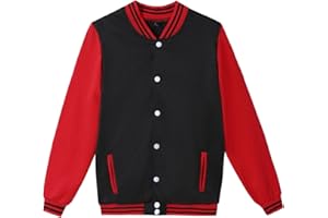 Mowbeat Women Baseball Jacket Varsity Uniform Unisex Adult Long Sleeve Casual Loose Cardigan Men's Track Jacket