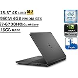 Dell Inspiron i7559 15.6" UHD (3840x2160) 4K TouchScreen Gaming Laptop: Intel Quad-Core i7-6700HQ | 16GB RAM | NVIDIA GTX 960M 4GB | 1TB HDD | Windows 10 Microsoft Signature Edition