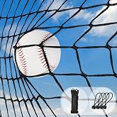 Storgem Baseball Softball Backstop Net, Heavy Duty Sports Barrier Netting | Sports Barrier Netting for Baseball Softball Backyard or Garage, Heavy Duty Netting Knotless, Multi-Sport Backstop for Field
