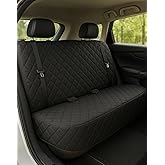 fidozen Waterproof Dog Car Seat Cover with Belt for Back Seat - Washable Pet Protector Accessories for Cars, Trucks, SUVs, and Bench Seats - Auto Backseat Hammock for Small & Large Dogs